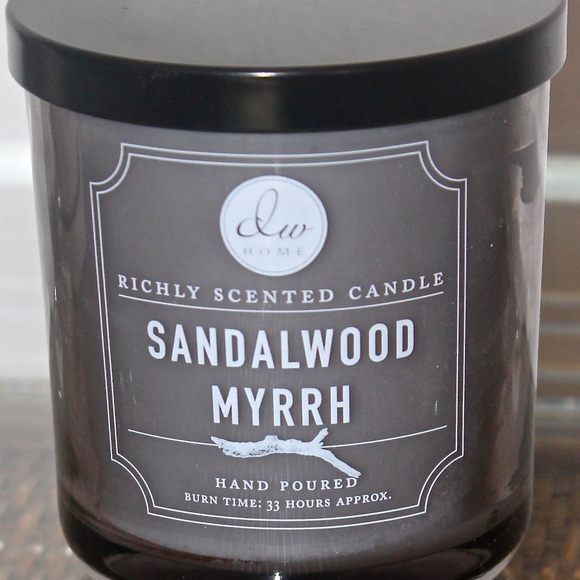 DW HOME CANDLE SANDALWOOD MYRRH RICHLY SCENTED - Picture 1 of 3